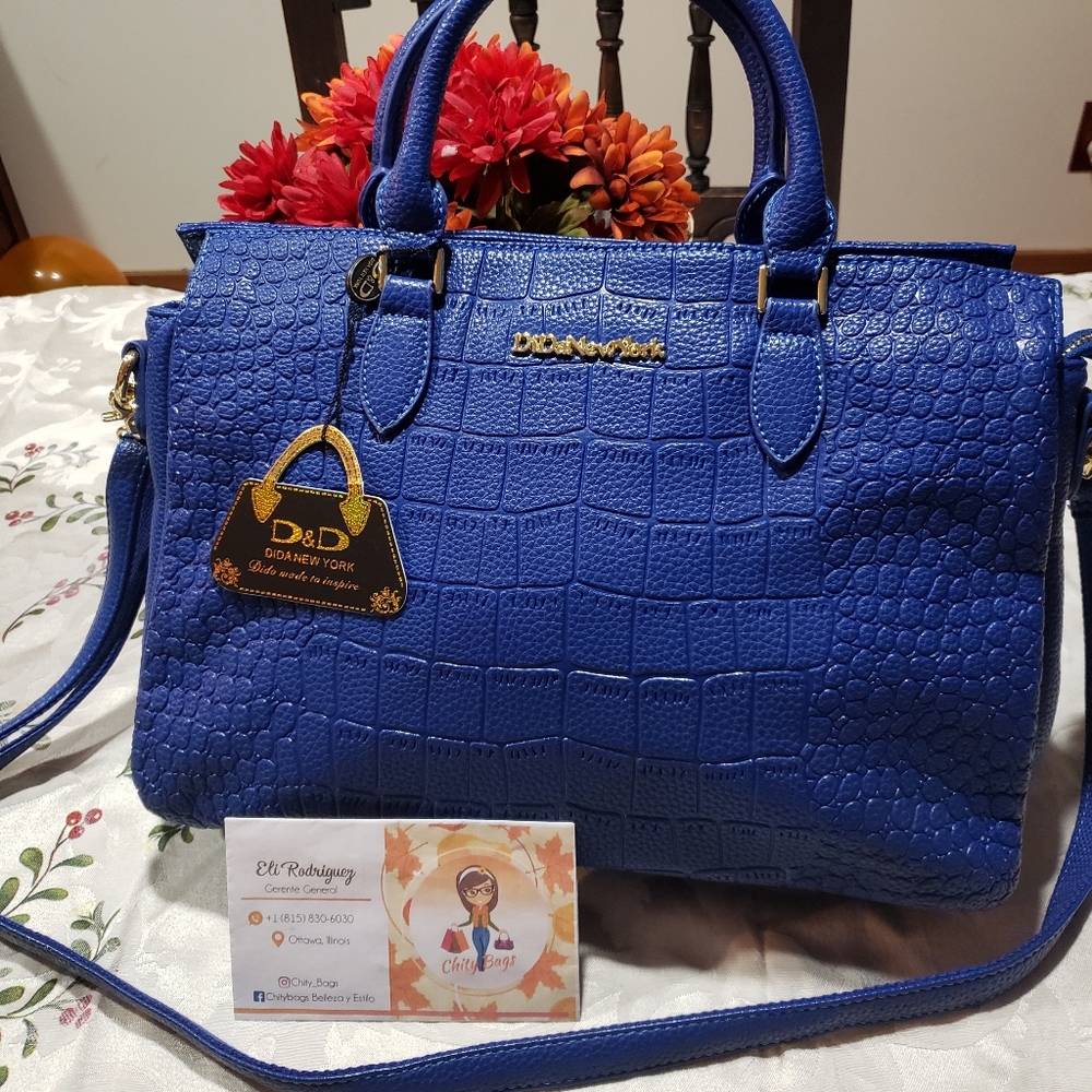 Handbags Royal Blue Dida New York